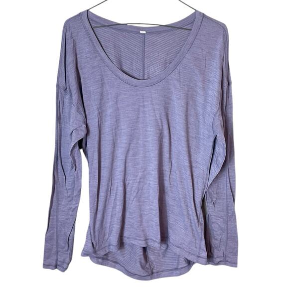 lululemon athletica Tops - Lululemon Women’s Sz 8 Purple Long Sleeve Top